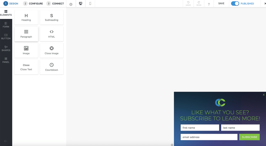 Convert Pro drag and drop builder