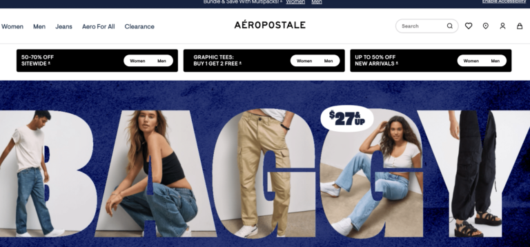 large typography example