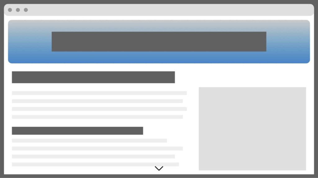 example of a long landing page
